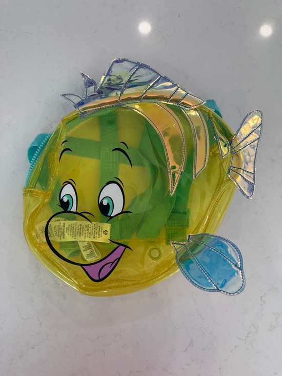 Disney Other - Disney Store Little Mermaid Flounder Translucent Backpack